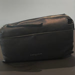 Borsa a Spalla in Dollaro Leather Nero