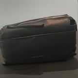 Borsa a Spalla in Dollaro Leather Nero