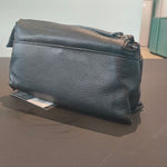 Borsa a Spalla in Dollaro Leather Nero