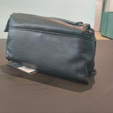 Borsa a Spalla in Dollaro Leather Nero