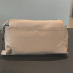 Borsa a Spalla in Dollaro Leather Panna