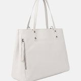Borsa a Spalla in Vera Pelle Bianco