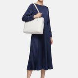 Borsa a Spalla in Vera Pelle Bianco