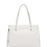 Borsa a Spalla in Vera Pelle Bianco