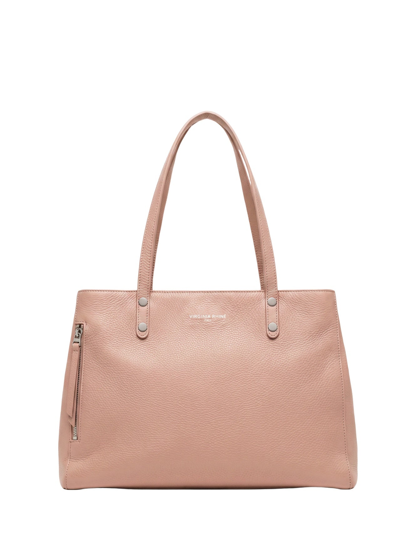 Borsa a Spalla in Vera Pelle Rosa