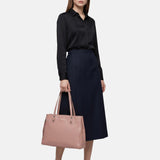 Borsa a Spalla in Vera Pelle Rosa