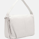 Borsa a Spalla in Vera Pelle Bianco