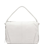 Borsa a Spalla in Vera Pelle Bianco