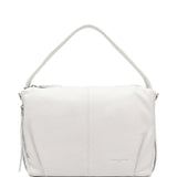 Borsa a Spalla in Vera Pelle Bianco