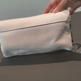 Borsa a Tracolla in Vera Pelle Bianco