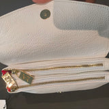 Borsa a Tracolla in Vera Pelle Bianco