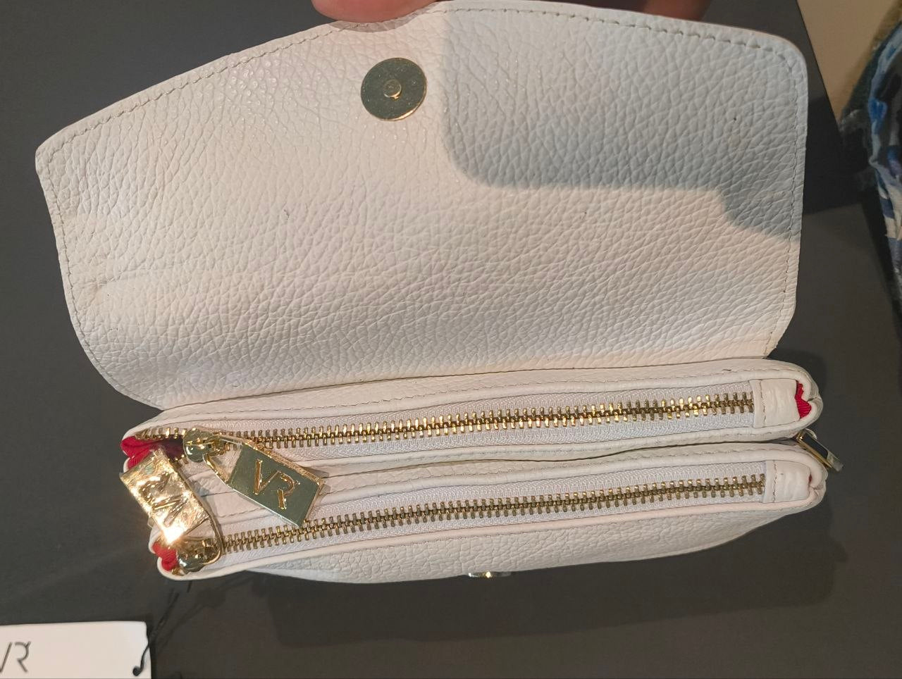 Borsa a Tracolla in Vera Pelle Bianco