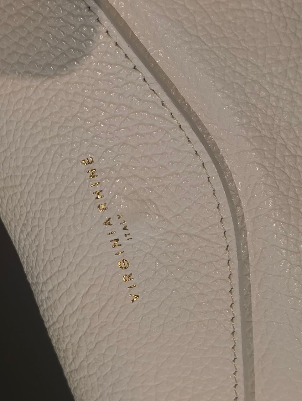 Borsa a Tracolla in Vera Pelle Bianco