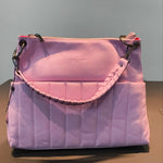 Borsa a Spalla in Sauvage Leather Lilla