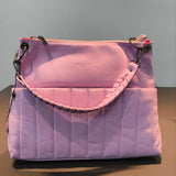 Borsa a Spalla in Sauvage Leather Lilla