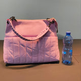 Borsa a Spalla in Sauvage Leather Lilla