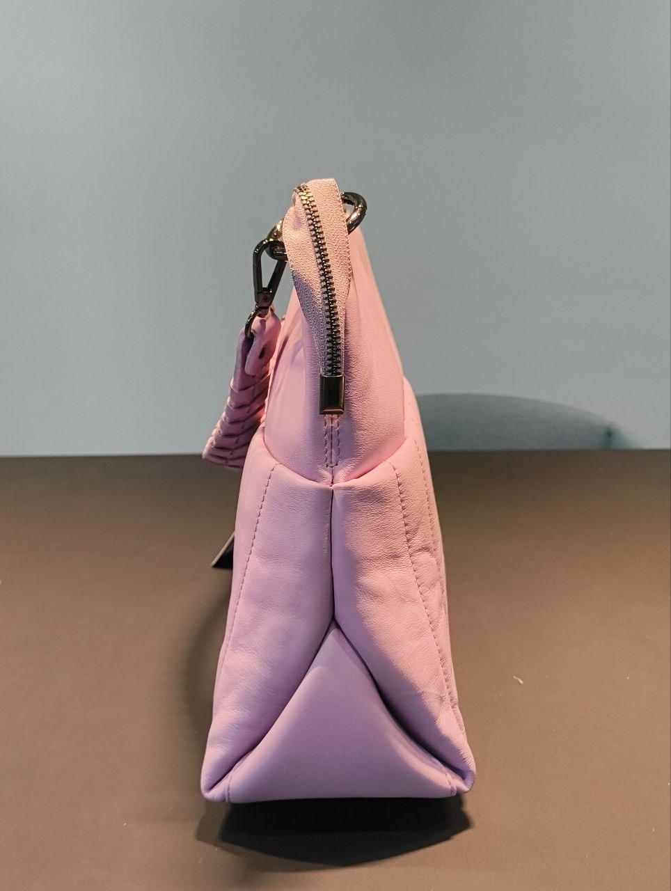 Borsa a Spalla in Sauvage Leather Lilla