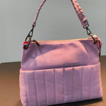 Borsa a Spalla in Sauvage Leather Lilla