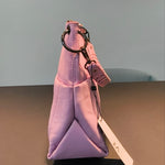 Borsa a Spalla in Sauvage Leather Lilla