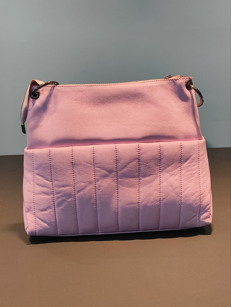 Borsa a Spalla in Sauvage Leather Lilla