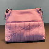 Borsa a Spalla in Sauvage Leather Lilla