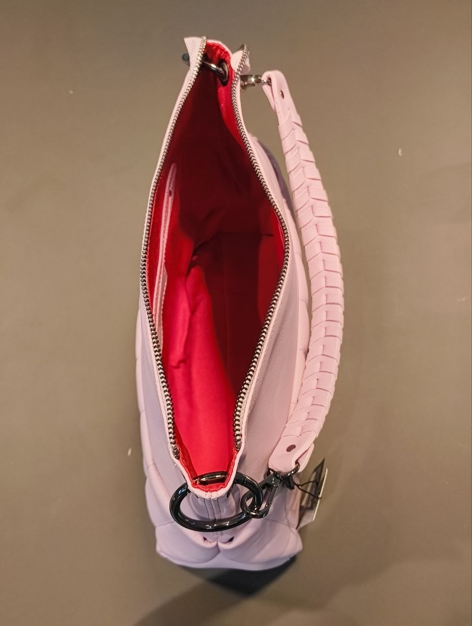 Borsa a Spalla in Sauvage Leather Lilla