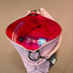 Borsa a Spalla in Sauvage Leather Lilla