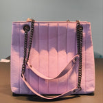 Borsa a Spalla in Sauvage Leather Lilla