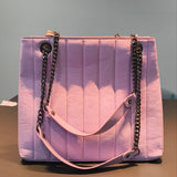 Borsa a Spalla in Sauvage Leather Lilla