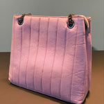 Borsa a Spalla in Sauvage Leather Lilla