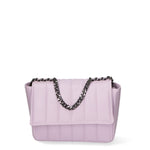 Borsa a Spalla in Vera Pelle Viola