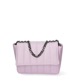 Borsa a Spalla in Vera Pelle Viola