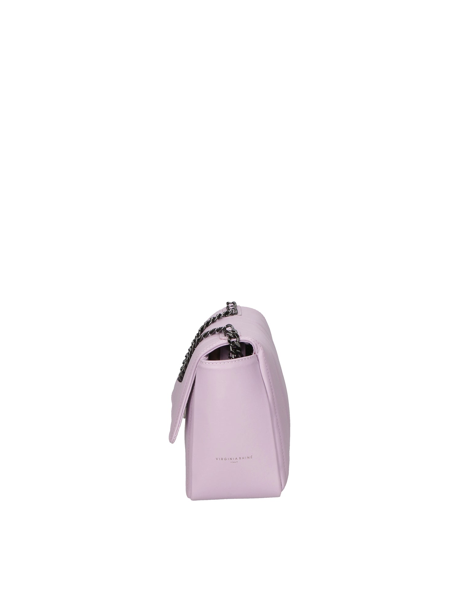 Borsa a Spalla in Vera Pelle Viola