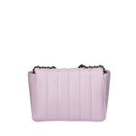 Borsa a Spalla in Vera Pelle Viola