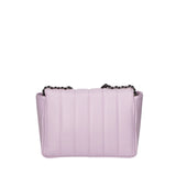 Borsa a Spalla in Vera Pelle Viola
