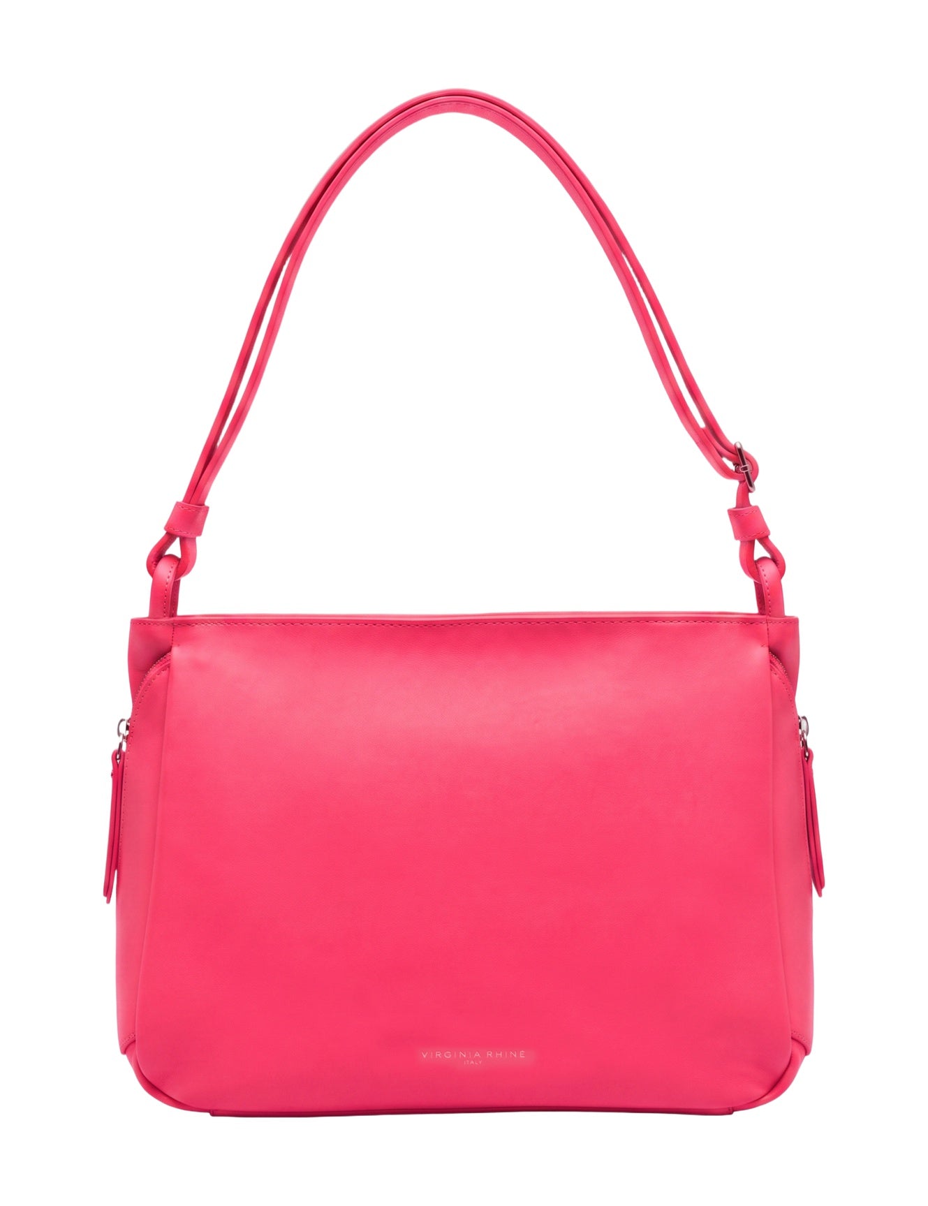Borsa a Spalla in Vera Pelle Rosso