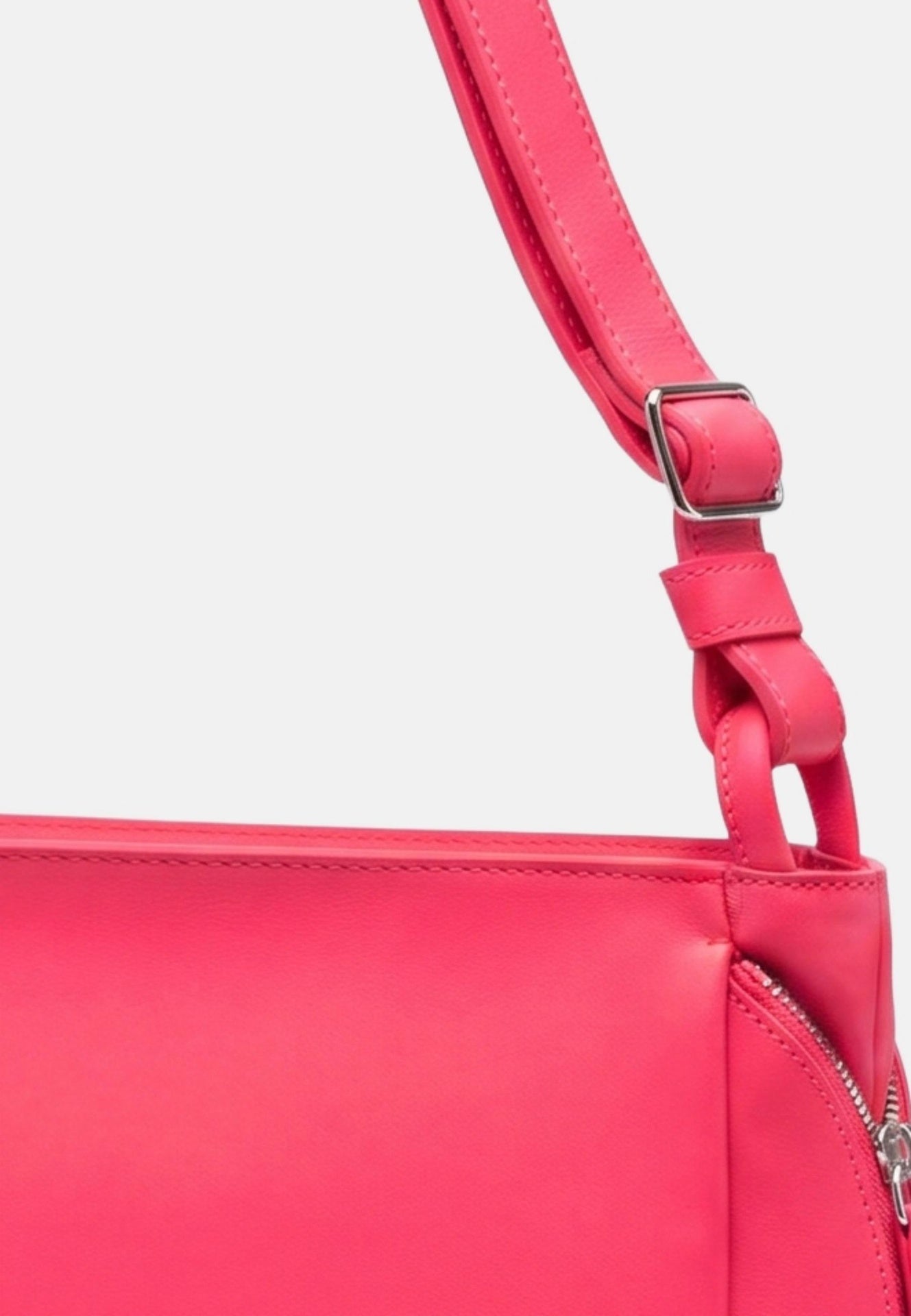 Borsa a Spalla in Vera Pelle Rosso