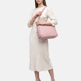 Borsa a Spalla in Vera Pelle Rosa