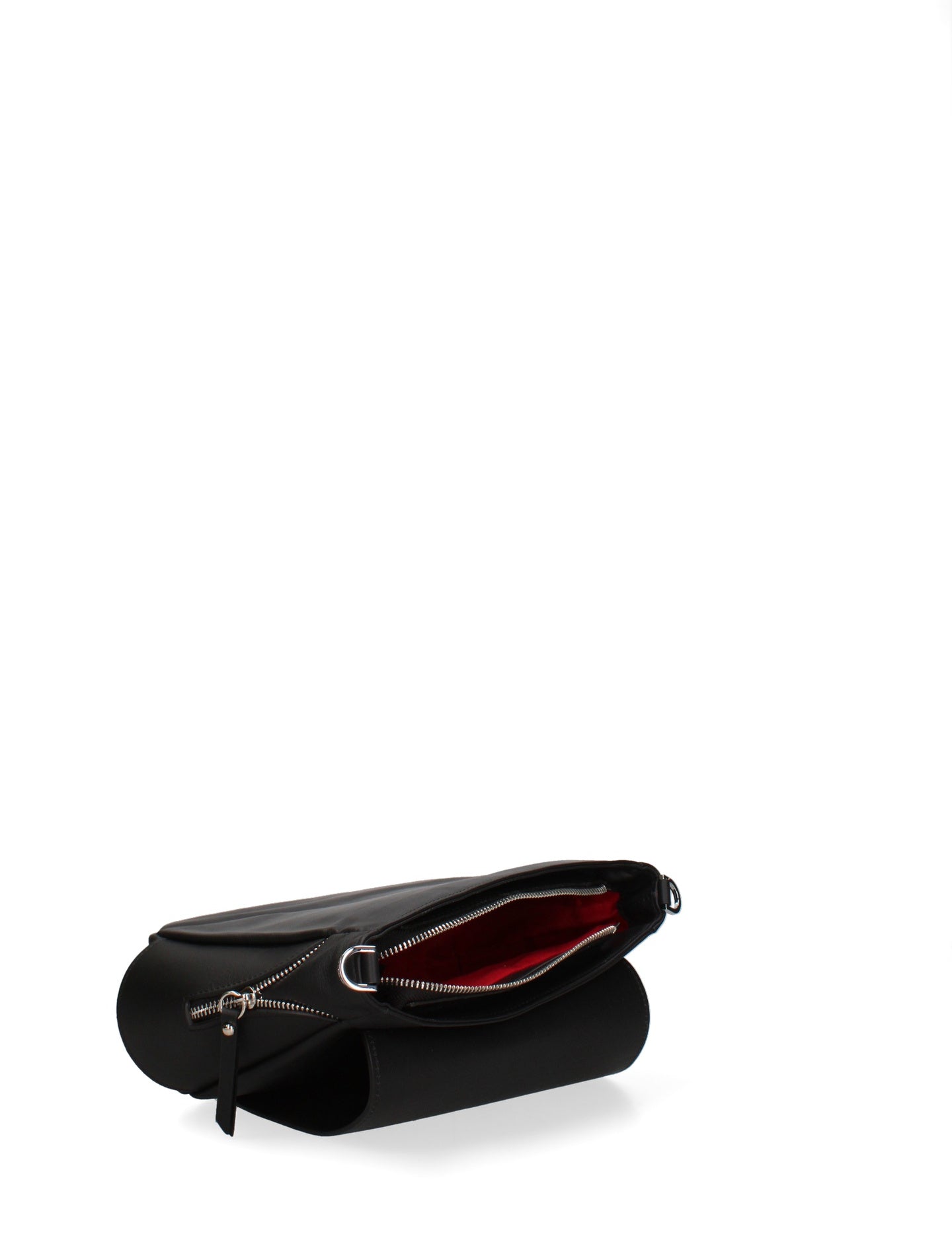 Borsa a Tracolla in Ruga Leather Nero