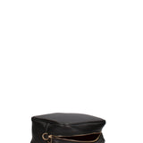 Borsa a Tracolla in Dollaro Leather Nero