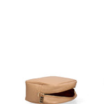 Borsa a Tracolla in Dollaro Leather Sabbia