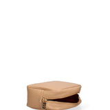 Borsa a Tracolla in Dollaro Leather Sabbia