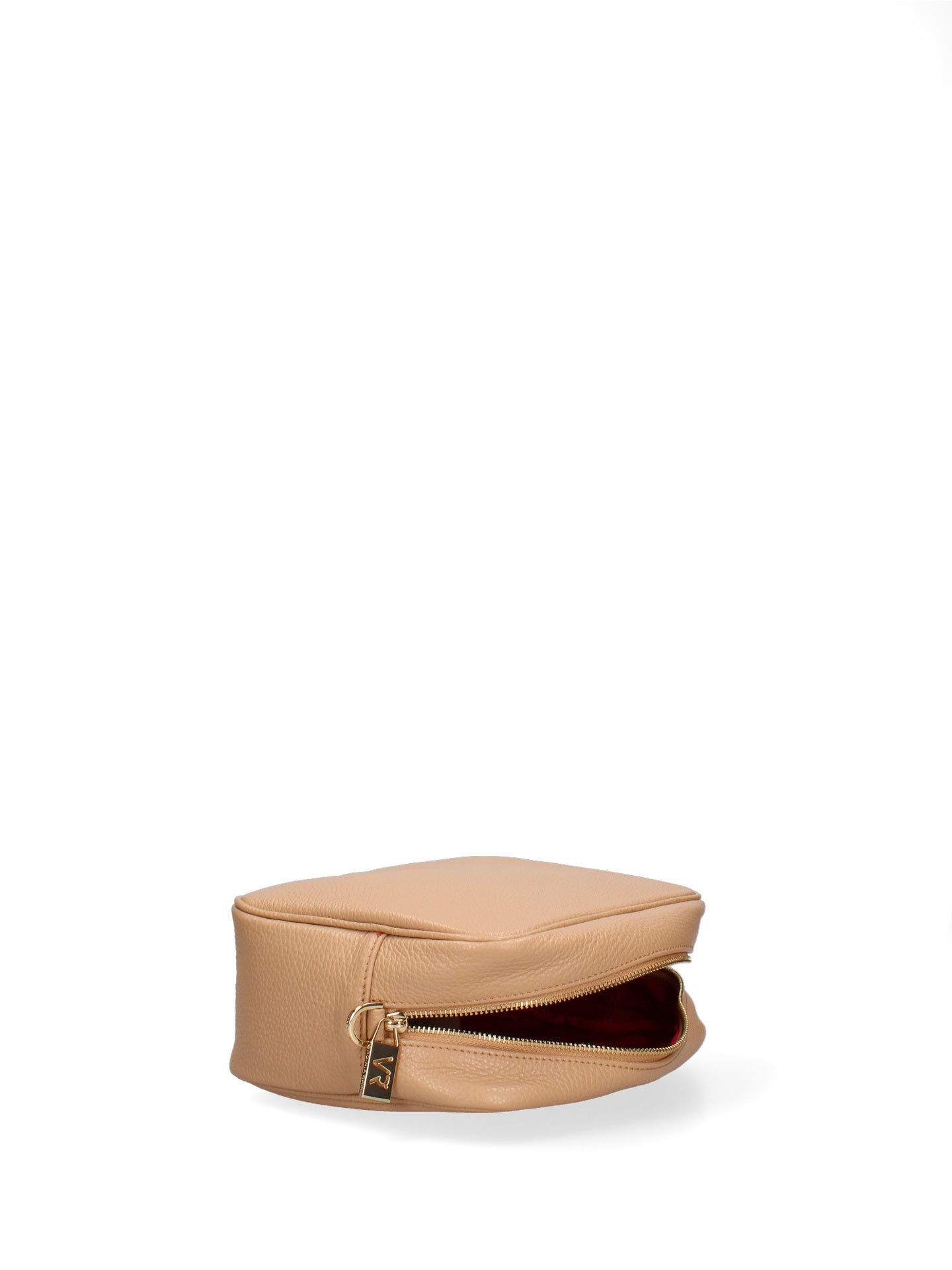 Borsa a Tracolla in Dollaro Leather Sabbia