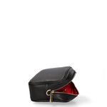Borsa a Tracolla in Dollaro Leather Nero