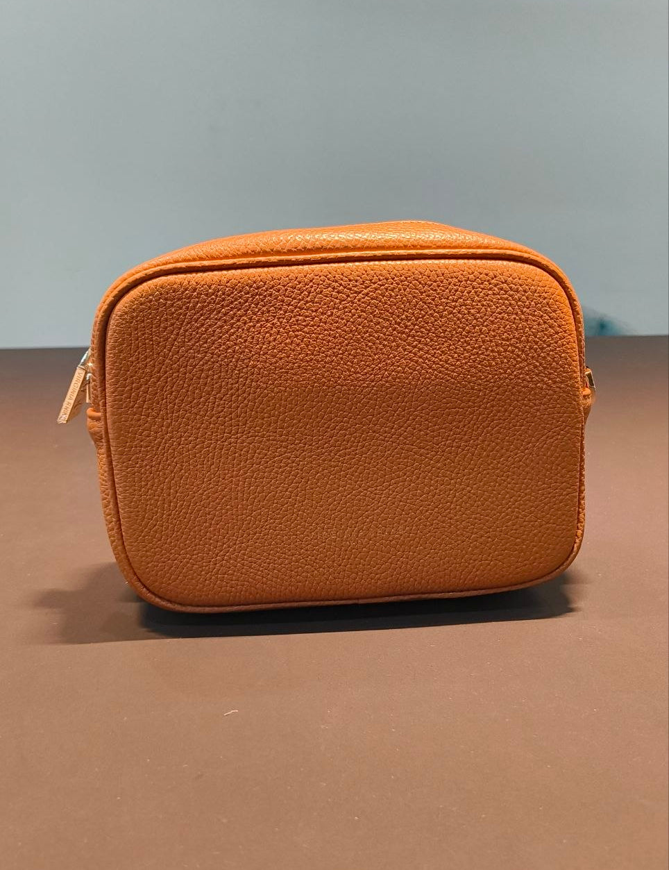 Borsa a Tracolla in Dollaro Leather Cognac