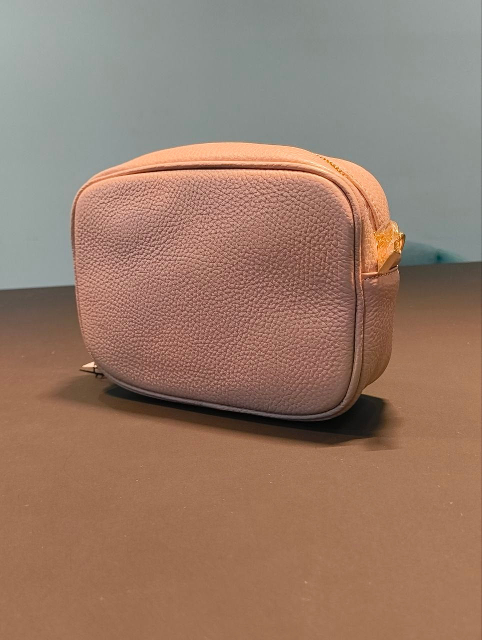 Borsa a Tracolla in Dollaro Leather Rosa