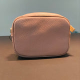 Borsa a Tracolla in Dollaro Leather Rosa