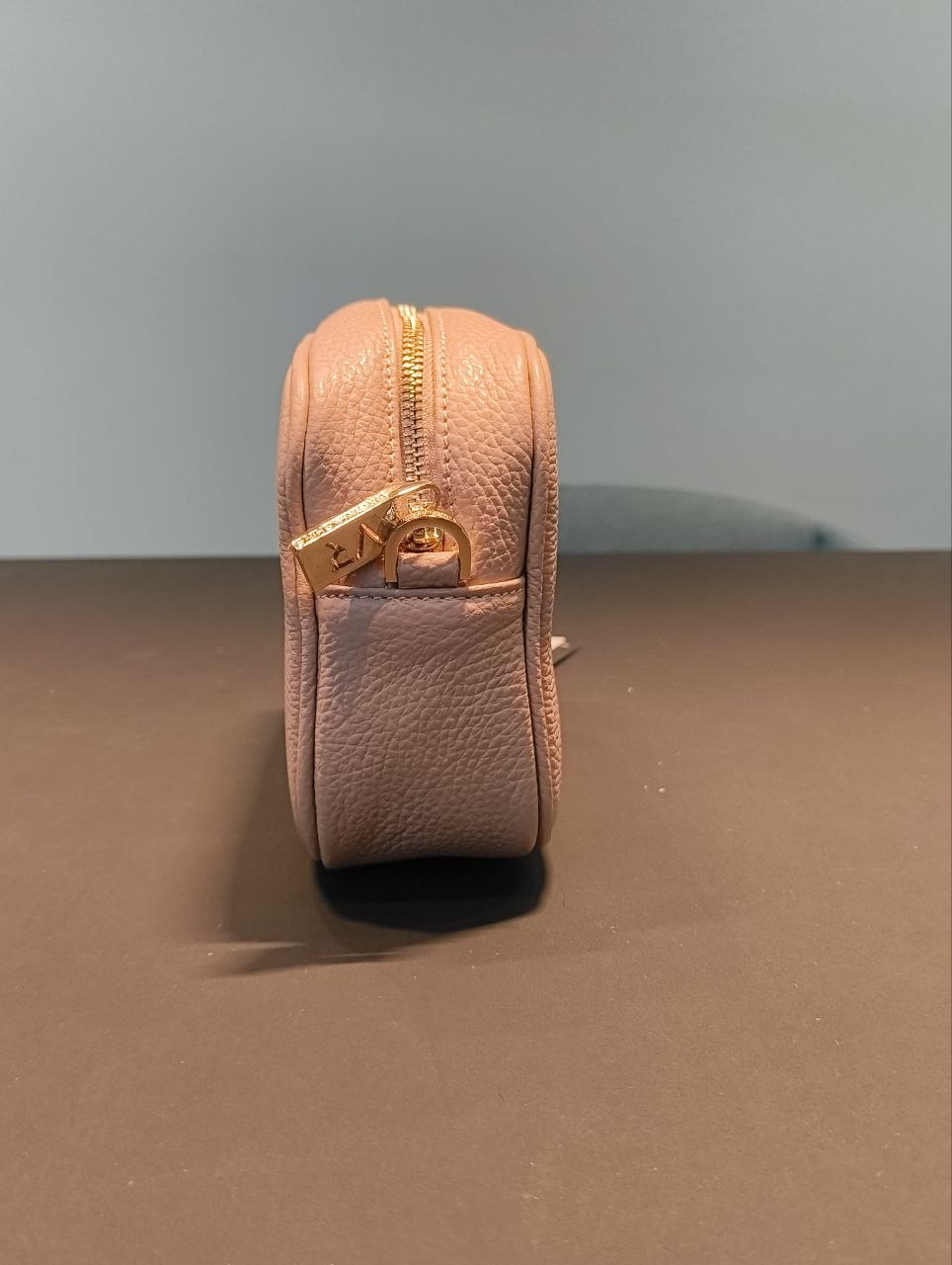 Borsa a Tracolla in Dollaro Leather Rosa