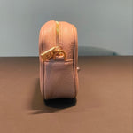 Borsa a Tracolla in Dollaro Leather Rosa