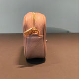 Borsa a Tracolla in Dollaro Leather Rosa